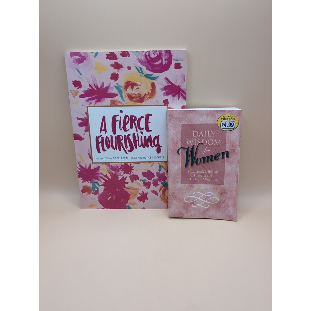 Women Devotional Lot Of 2: A Fierce Flourishing & Daily Wisdom For Women Biblica